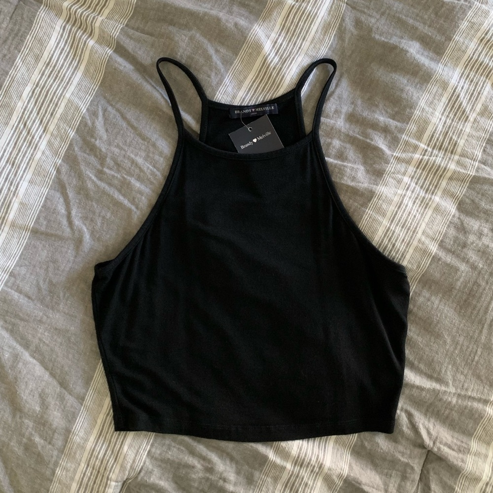 Brandy Melville Crop Racerback Tank NWT